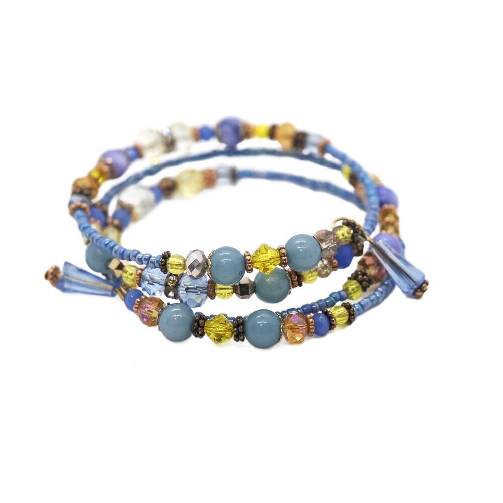 Blue Rose Bracelet